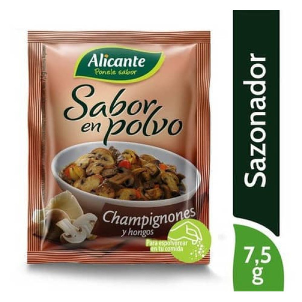 Alicante Sabor En Polvo Champignones Y Hongos 7,5gr