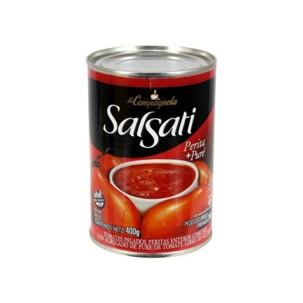 La Campagnola Salsati Tomates Pelados Peritas Enteros Comunes 400gr