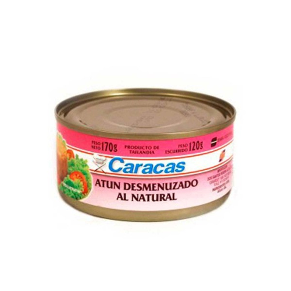 Caracas Atun Desmenuzado Al Natural 170gr