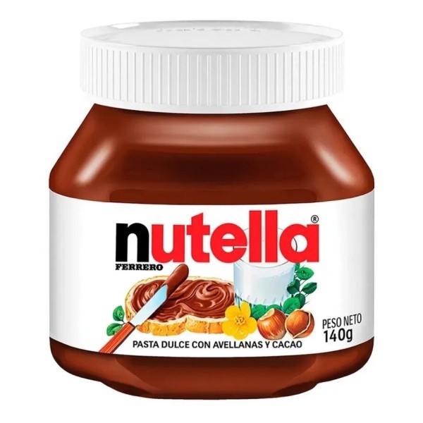 Nutella Pasta Dulce Con Avellana Y Cacao 140gr