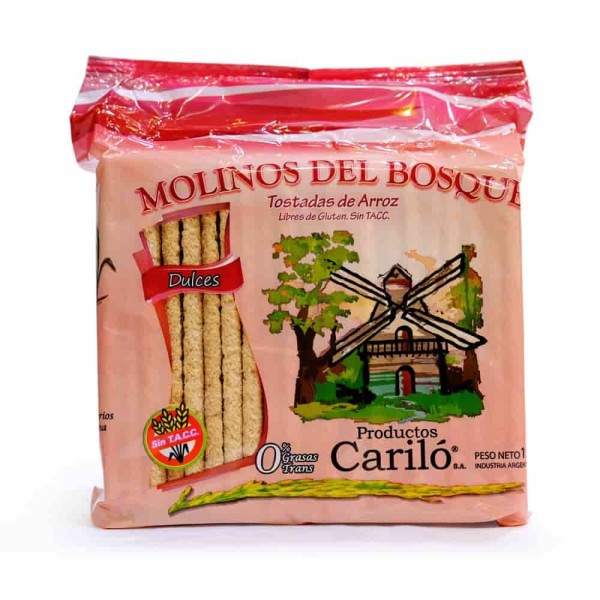 Molinos Del Bosque Tostadas De Arroz Dulces 150gr