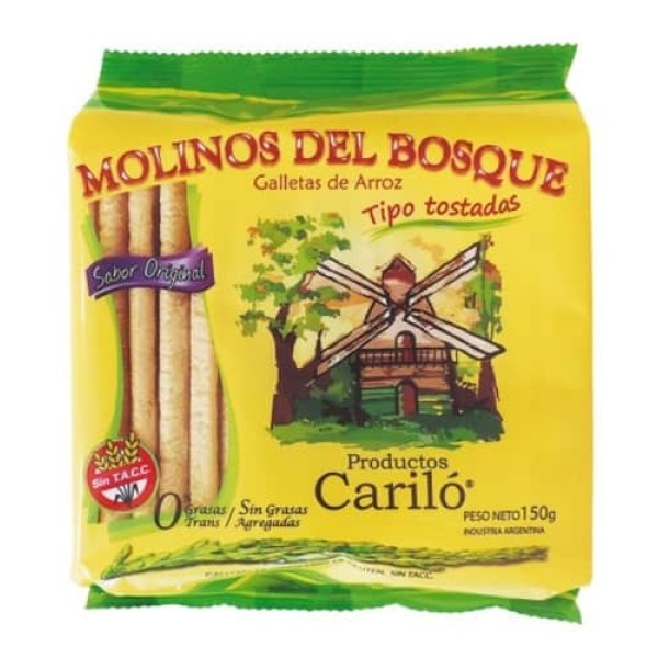 Molinos Del Bosque Tostadas De Arroz Sabor Original 150gr