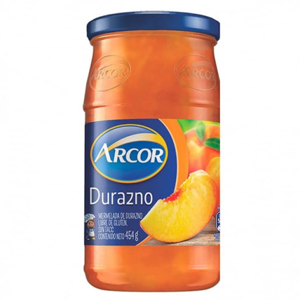 Arcor Mermelada Durazno Frasco 454gr