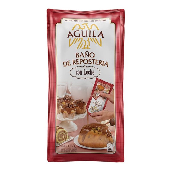 Aguila Baño De Reposteria Con Leche 150gr