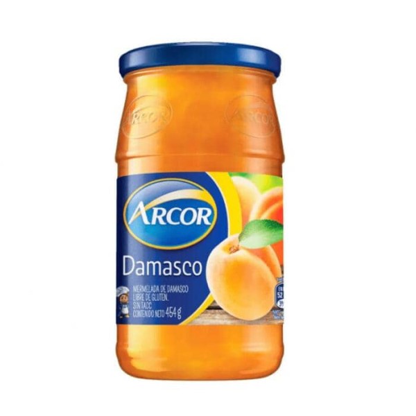 Arcor Mermelada Damasco Frasco 454gr