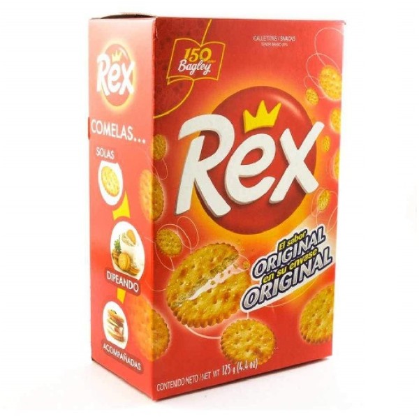 Rex Galletitas Snacks Sabor Original 125gr