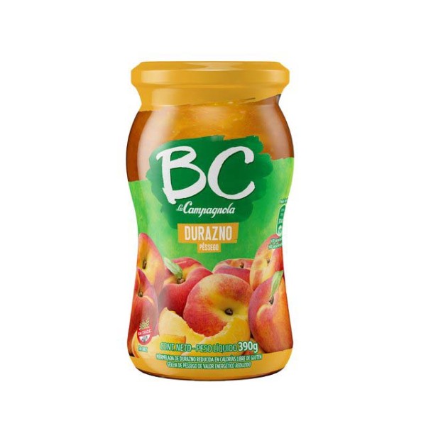 BC La Campagnola Mermelada Durazno Frasco 390gr