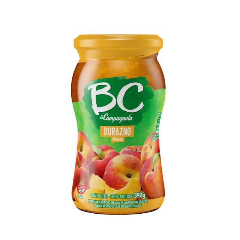 BC La Campagnola Mermelada Durazno Frasco 390gr BC La Campagnola Mermelada Durazno Frasco 390gr