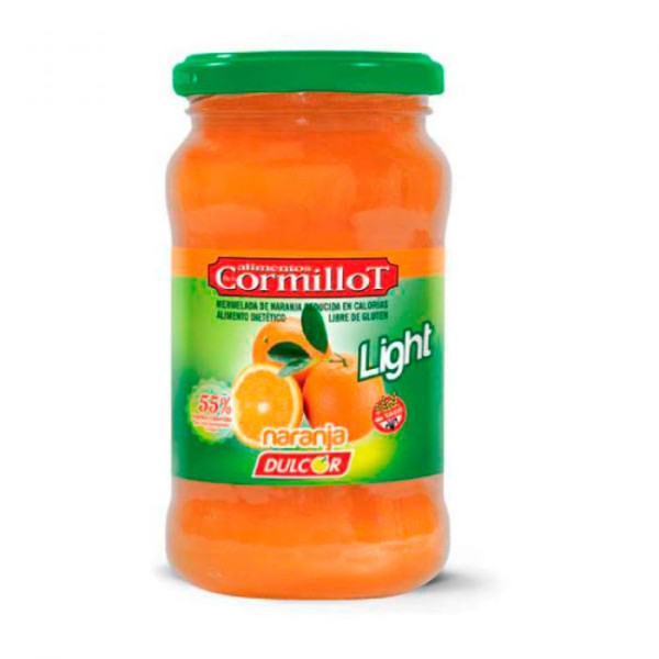 Dulcor Cormillot Mermelada Ligth Naranja Frasco 390gr