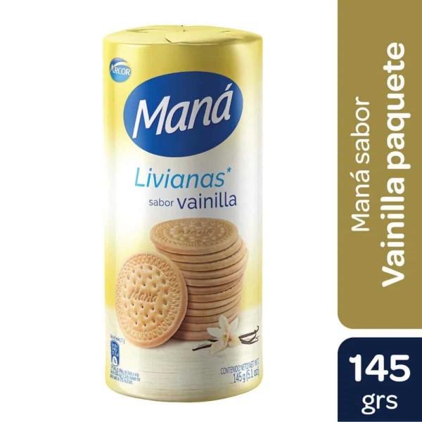 Mana Galletitas Sabor Vainilla 145gr
