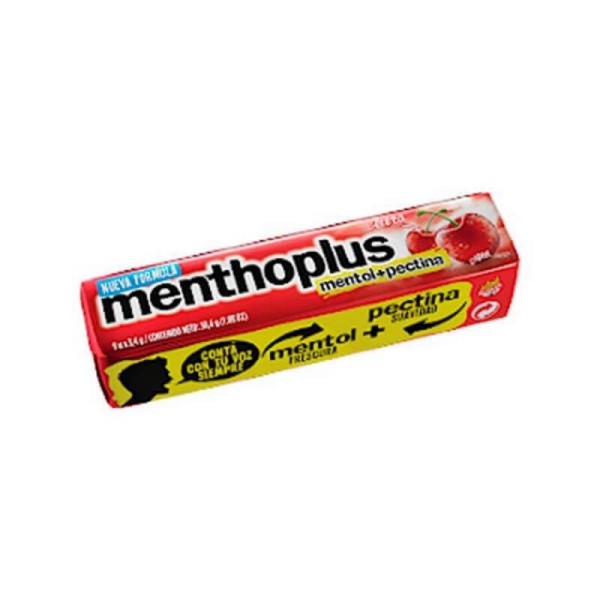 Menthoplus Caramelos Cereza 9u x 3.27gr