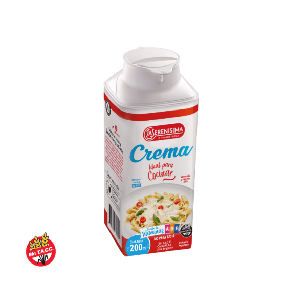 La Serenisima Crema de Leche Ideal para Cocinar 200ml