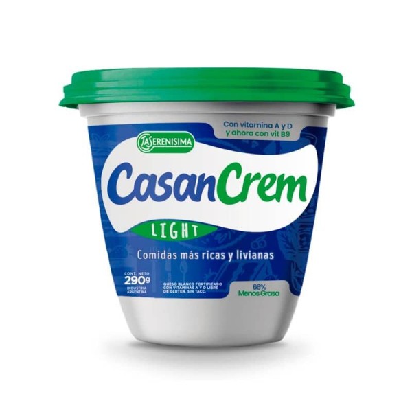 Casancrem Queso Crema Light 290gr