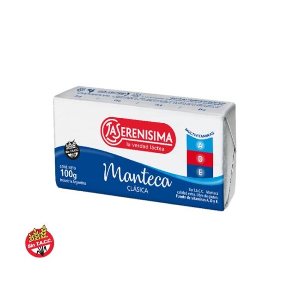 La Serenisima Manteca Clásica Multivitaminas 100gr
