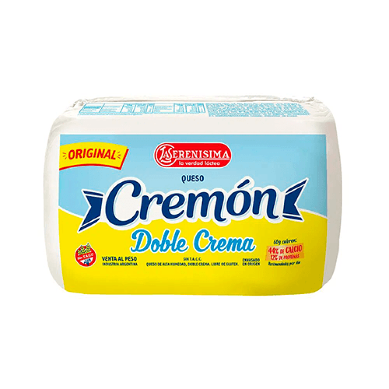 La Serenisima Queso Cremon Doble Crema Libre De Gluten 500gr La Serenisima Queso Cremon Doble Crema Libre De Gluten 500gr