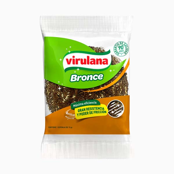 Virulana Esponja De Bronce 1 Unidad 15g