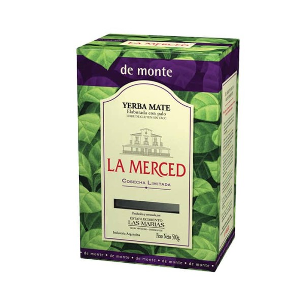 La Merced Yerba Mate Elaborada Con Palo De Monte 500g