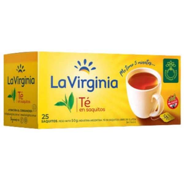 La Virginia Te Clasico En Saquitos 25 Unidades