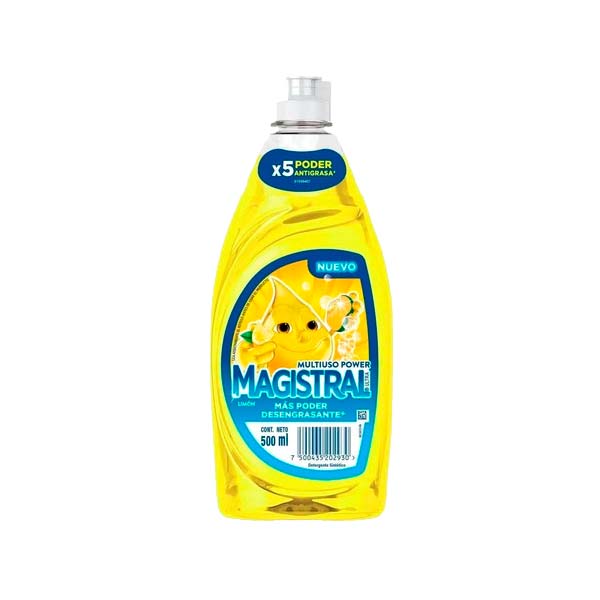 Magistral Detergente Sintetico Multiuso Power Limon 500ml