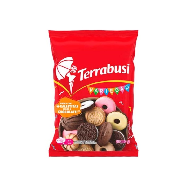 Terrabusi Variedad Galletitas Dulces Surtidas 390gr