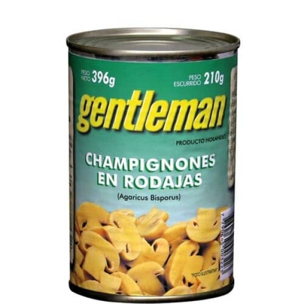 Gentleman Champiñones En Rodajas 396gr