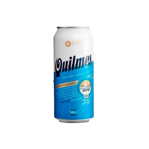 Quilmes Cerveza Clasica Lata 473ml