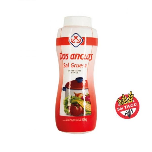 Dos Anclas Sal Gruesa Salero 500gr