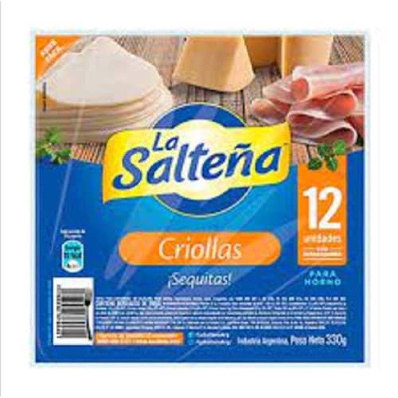 La Salteña Tapa Para Empanadas Criollas 12 Unidades 330gr La Salteña Tapa Para Empanadas Criollas 12 Unidades 330gr