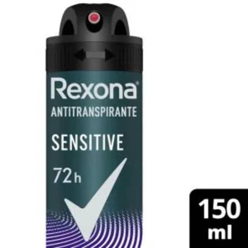Rexona Men Antitranspirante Sensitive 150ml Rexona Men Antitranspirante Sensitive 150ml