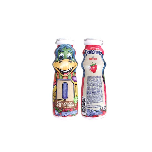 Danonino Yogur Bebible Sabor Frutilla Botellita 185gr