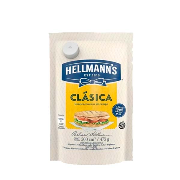 Hellmanns Mayonesa Clasica 475gr