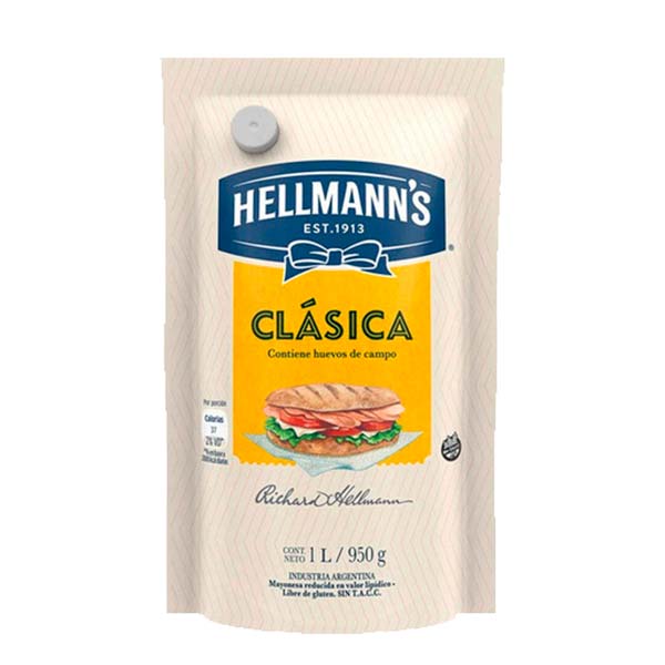 Hellmanns Mayonesa Clasica 950gr
