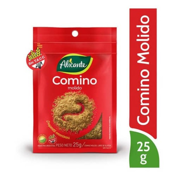 Alicante Comino Molido Sin Tacc 25gr
