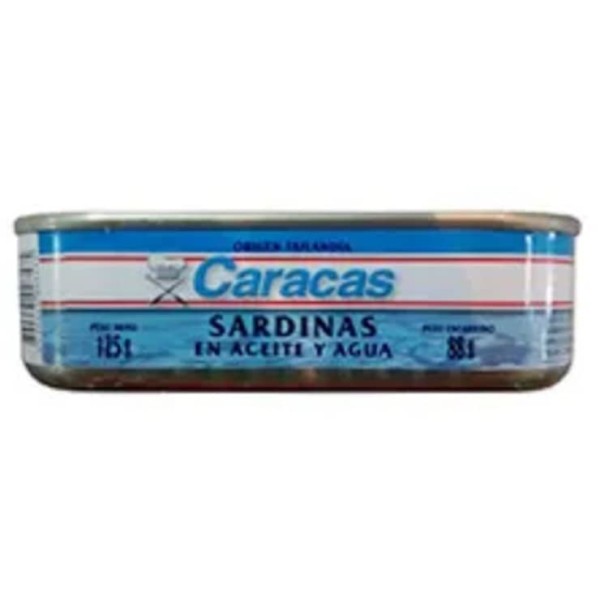 Caracas Sardinas En Aceite Y Agua 125gr