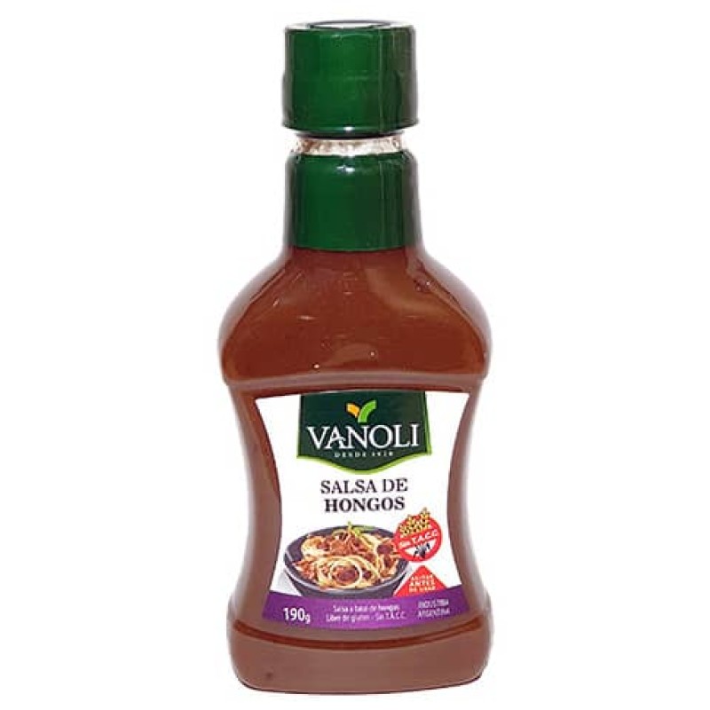 Vanoli Salsa De Hongos 190gr Vanoli Salsa De Hongos 190gr