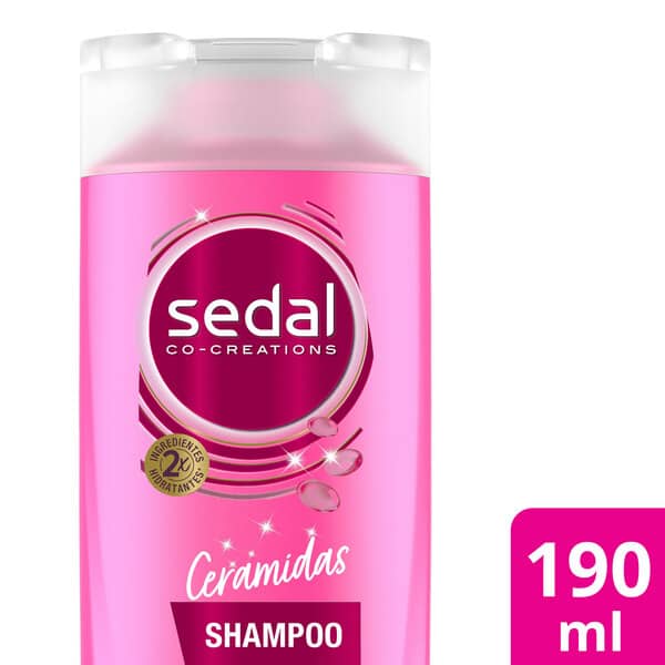 Sedal Co-Creations Shampoo Ceramidas Cabello Mas Fuerte Y Con Brillo 190ml
