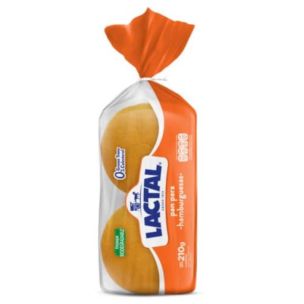 Lactal Pan Hamburguesa 4 Unidades