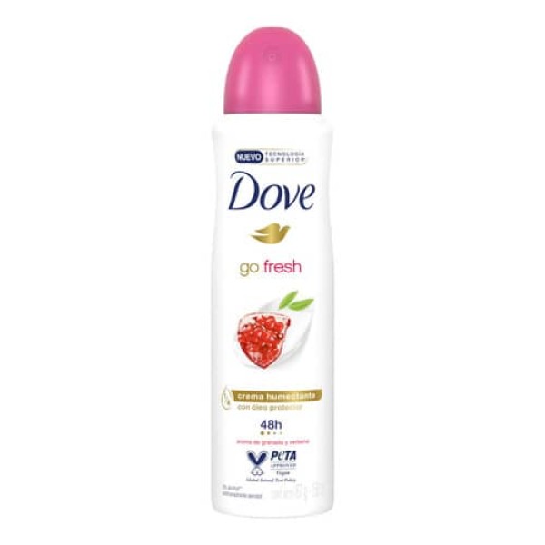 Dove Antitranspirante En Aerosol Go Fresh Aroma De Granada Y Verbena 150ml