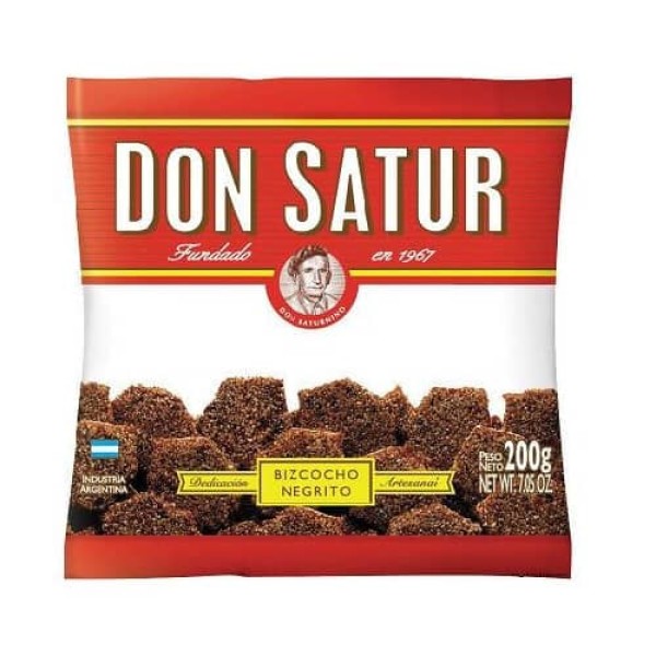 Don Satur Bizcochitos Negritos Azucarados 200gr