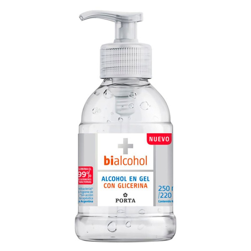 Bialcohol Alcohol En Gel Con Glicerina 250ml Bialcohol Alcohol En Gel Con Glicerina 250ml