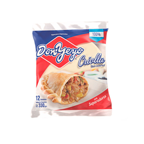 Don Yeyo Tapas Para Empanadas Criolla 12 Unidades