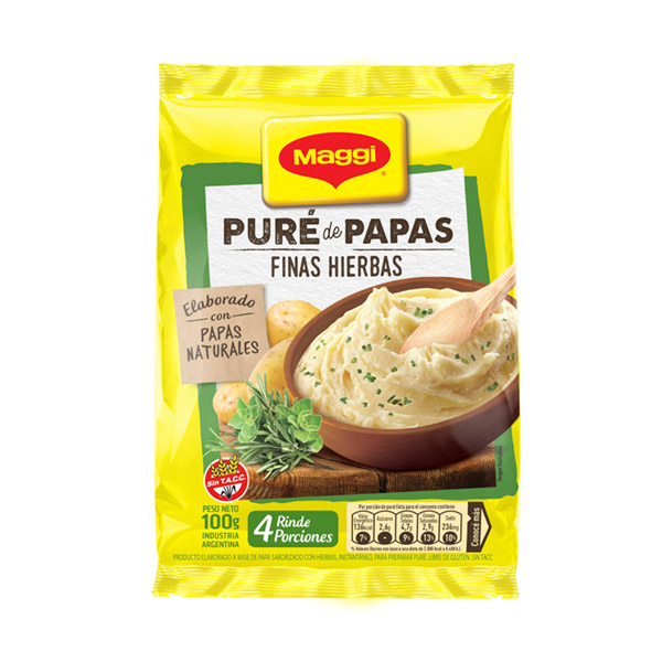 Maggi Pure De Papas Finas Hierbas 100gr
