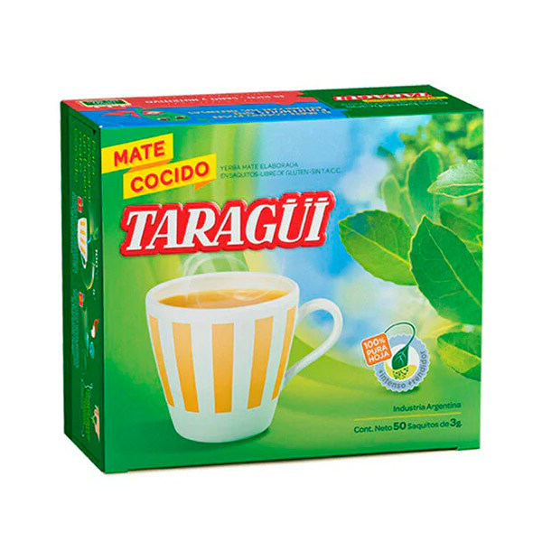 Taragui Mate Cocido 50 Saquitos