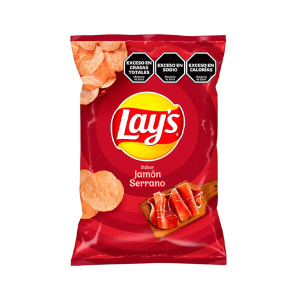 Lays Papas Sabor Jamon Serrano 77gr