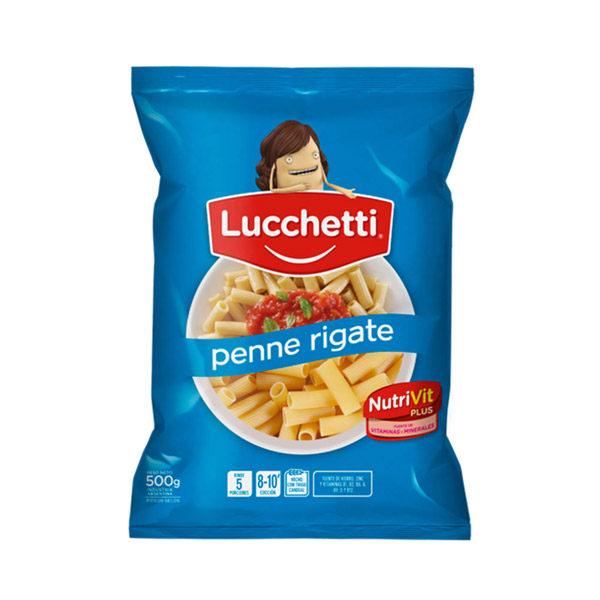 Lucchetti Fideos Penne Rigate 500gr