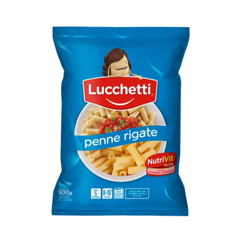 Lucchetti Fideos Penne Rigate 500gr Lucchetti Fideos Penne Rigate 500gr