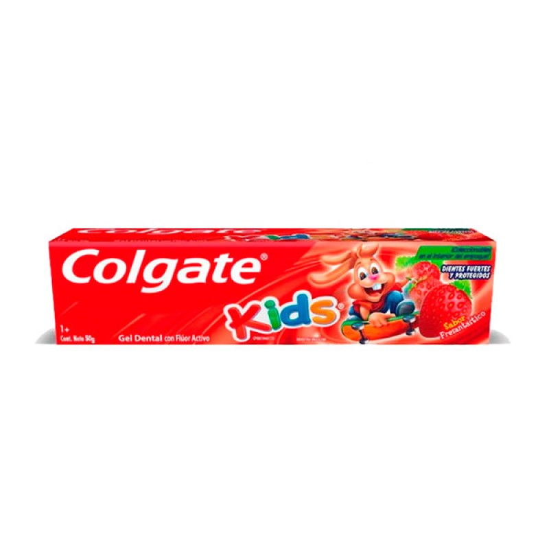 Colgate Kids Gel Dental Con Fluor Activo Sabor Frutilla 50gr Colgate Kids Gel Dental Con Fluor Activo Sabor Frutilla 50gr
