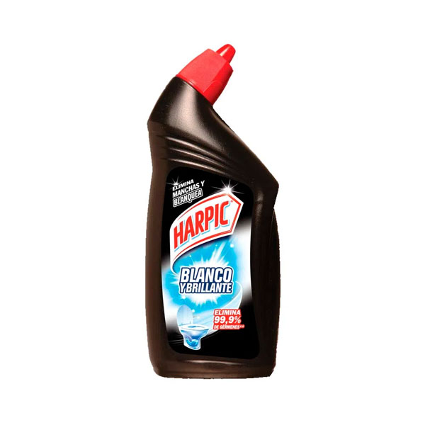 Harpic Gel Limpiador De Inodoros Elimina Manchas Y Blanquea 500ml