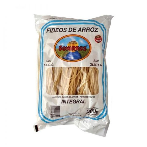 Soyarroz Fideos De Arroz Integral 300gr