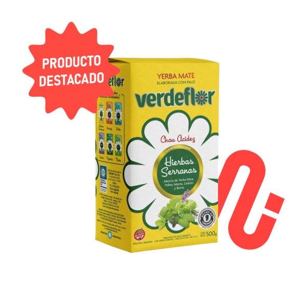 Verdeflor Yerba Mate Con Palo Hierbas Serranas 500gr